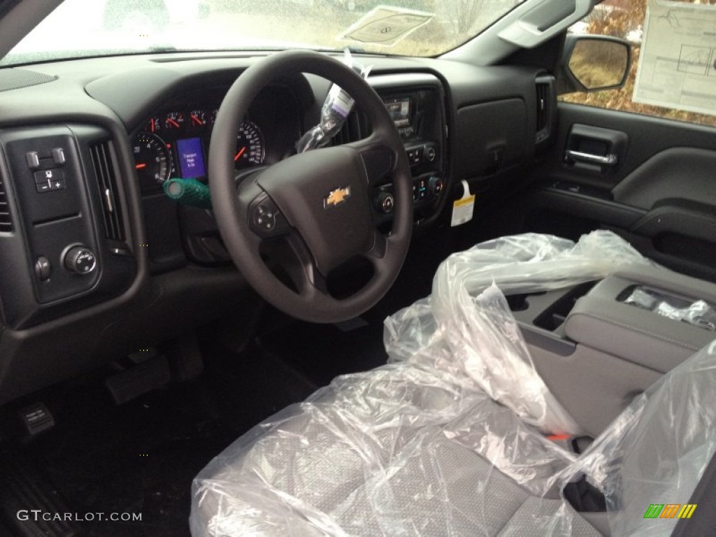 2014 Silverado 1500 WT Double Cab - Summit White / Jet Black/Dark Ash photo #7