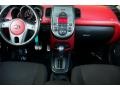 2010 Kia Soul Red/Black Sport Cloth Interior Dashboard Photo