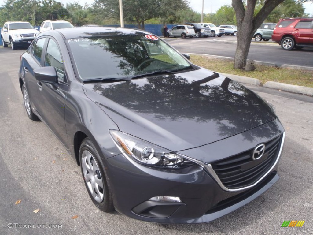 Meteor Gray Mica 2014 Mazda MAZDA3 i Sport 4 Door Exterior Photo #89361133