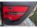 Red/Black Sport Cloth Door Panel Photo for 2010 Kia Soul #89361445