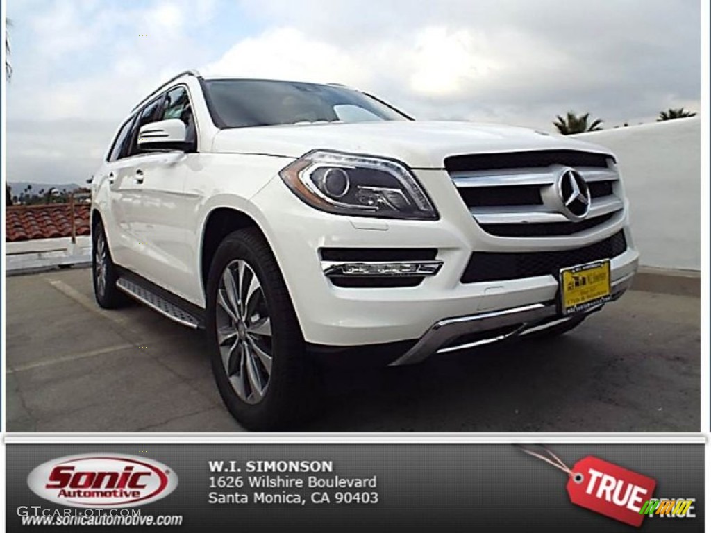 2014 GL 450 4Matic - Polar White / Almond Beige photo #1