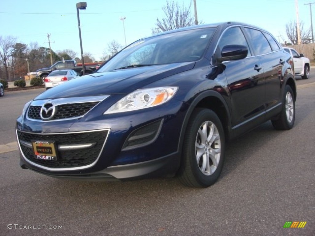 2011 CX-9 Touring AWD - Stormy Blue Mica / Black photo #1