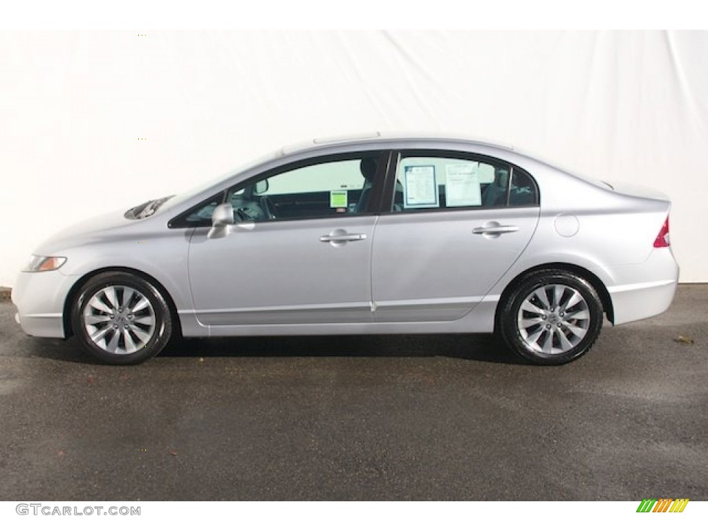 Alabaster Silver Metallic 2010 Honda Civic EX Sedan Exterior Photo #89362300