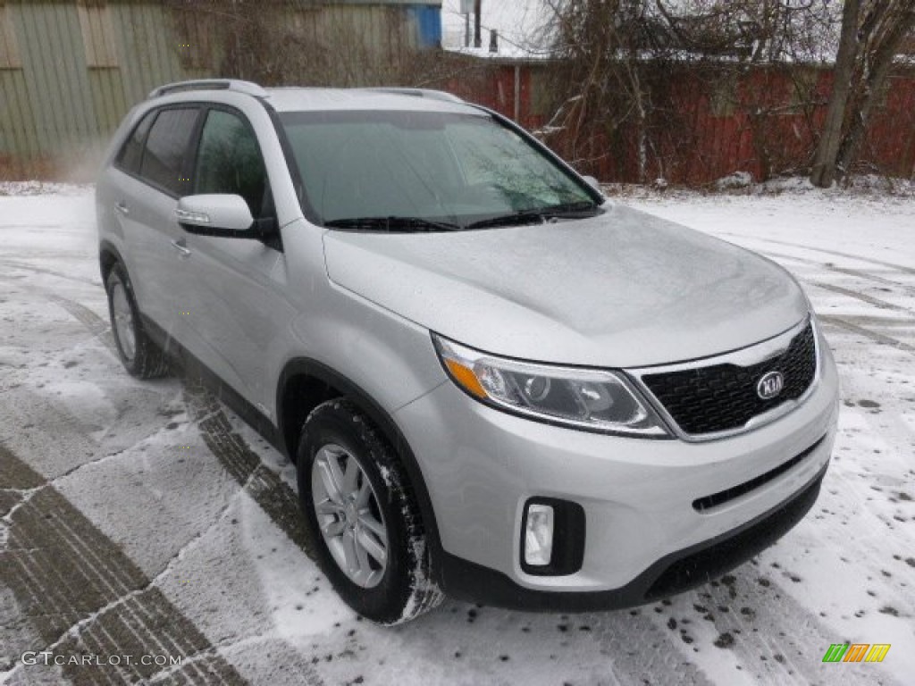 2014 Sorento LX AWD - Bright Silver / Black photo #2