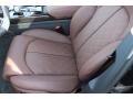 2014 Audi S8 Nougat Brown Interior Front Seat Photo