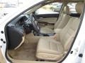 Ivory 2012 Honda Accord EX-L Sedan Interior Color