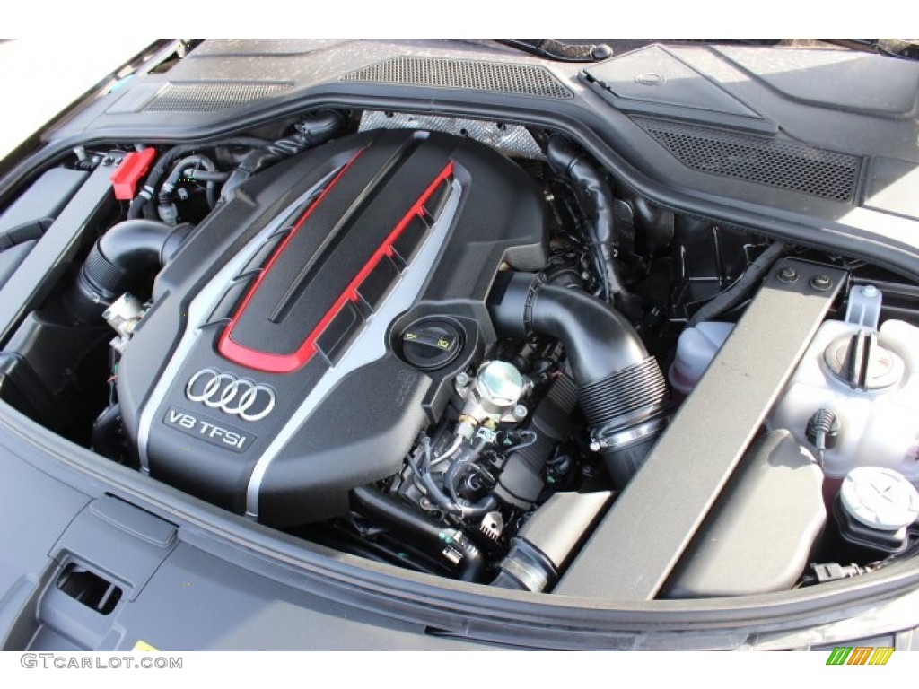 2014 Audi S8 quattro S 4.0 Liter FSI Turbocharged DOHC 32-Valve VVT V8 Engine Photo #89366290