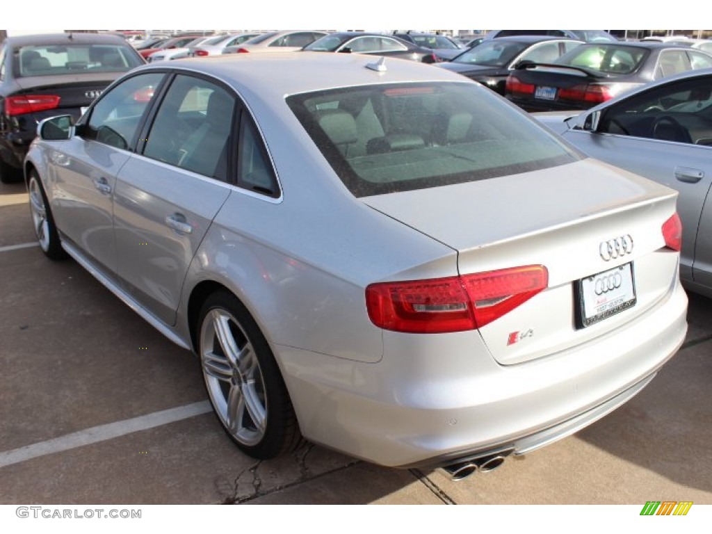 2014 S4 Premium plus 3.0 TFSI quattro - Ice Silver Metallic / Black/Lunar Silver photo #4