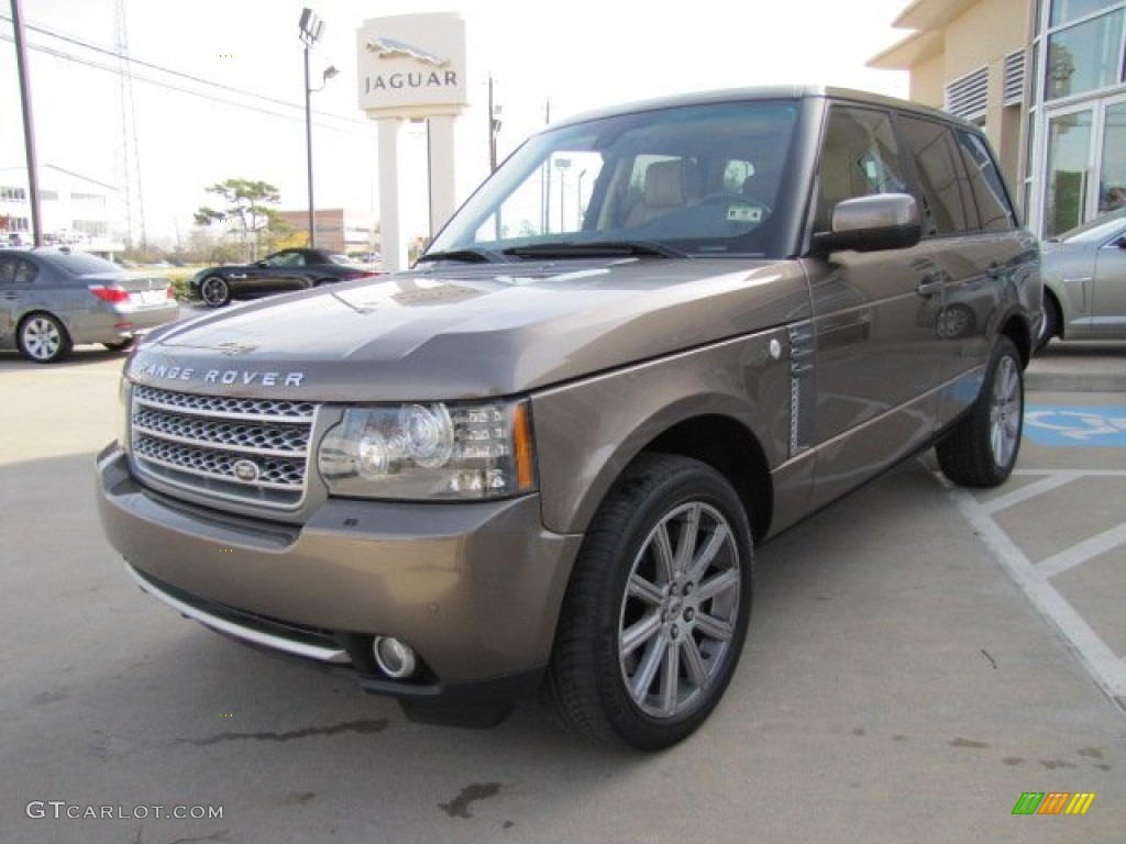 2010 Range Rover Supercharged - Bournville Brown Metallic / Sand/Jet Black photo #5