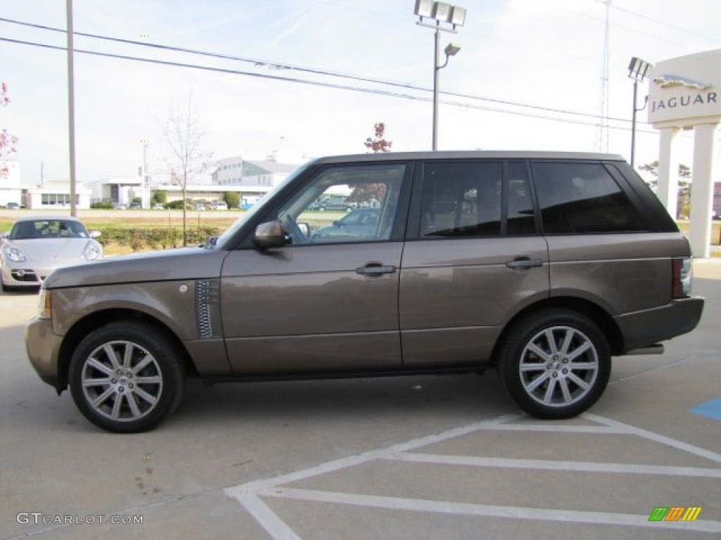 2010 Range Rover Supercharged - Bournville Brown Metallic / Sand/Jet Black photo #7