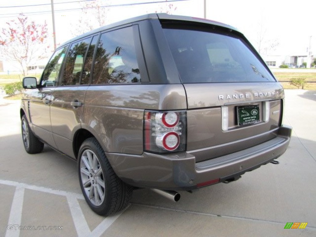 2010 Range Rover Supercharged - Bournville Brown Metallic / Sand/Jet Black photo #8