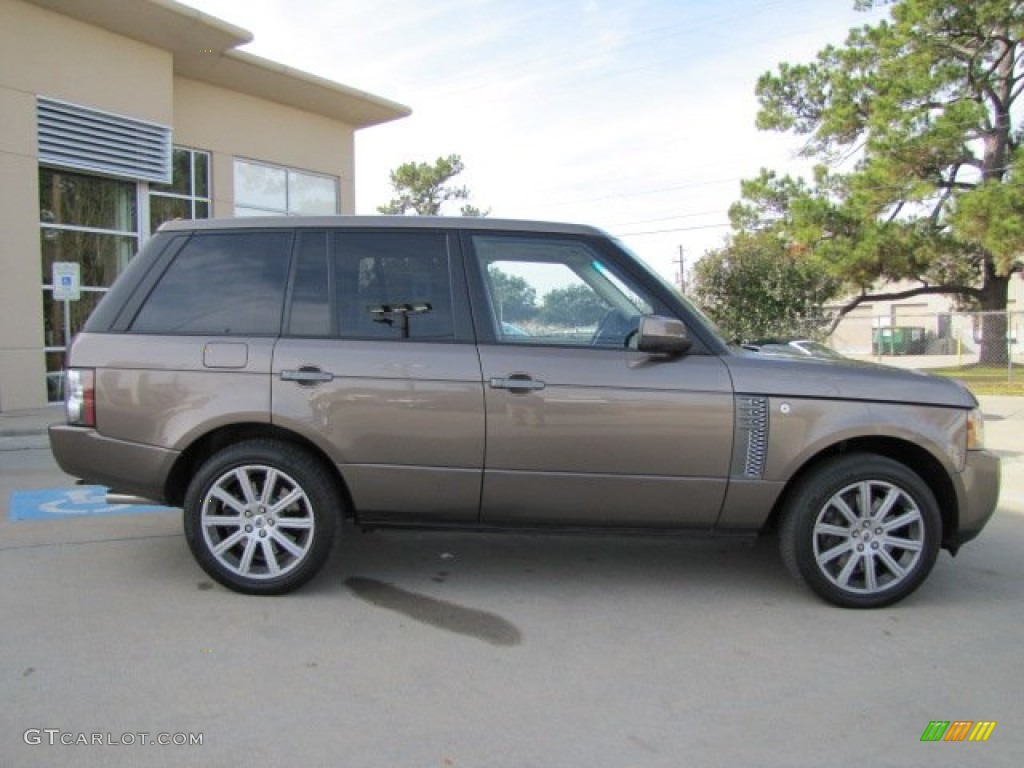 2010 Range Rover Supercharged - Bournville Brown Metallic / Sand/Jet Black photo #11