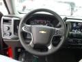 Jet Black 2014 Chevrolet Silverado 1500 LT Crew Cab 4x4 Steering Wheel