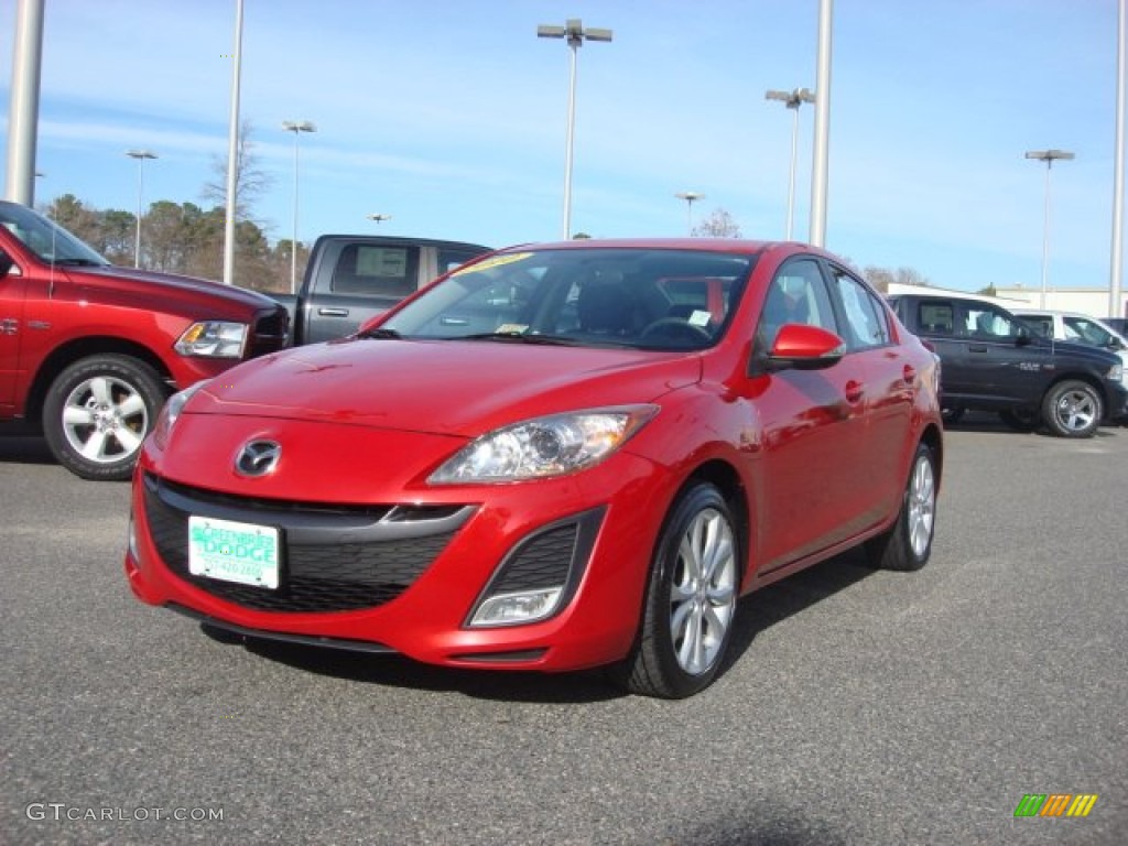 2010 MAZDA3 s Sport 4 Door - True Red / Black photo #1