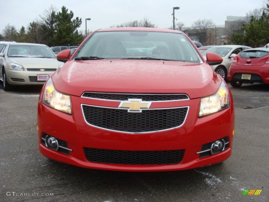 2013 Cruze LTZ/RS - Victory Red / Cocoa/Light Neutral photo #2