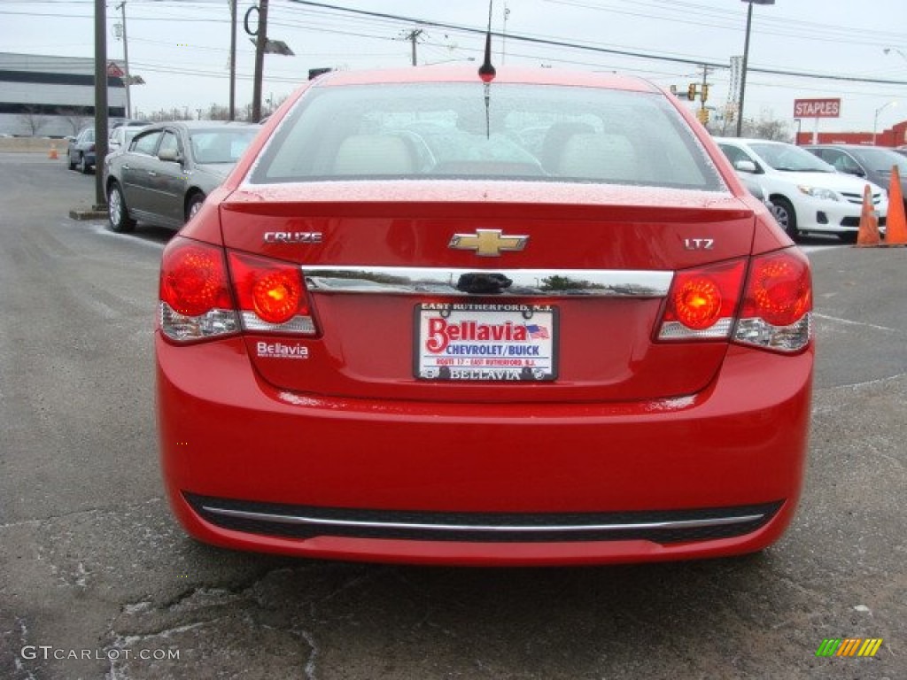 2013 Cruze LTZ/RS - Victory Red / Cocoa/Light Neutral photo #5