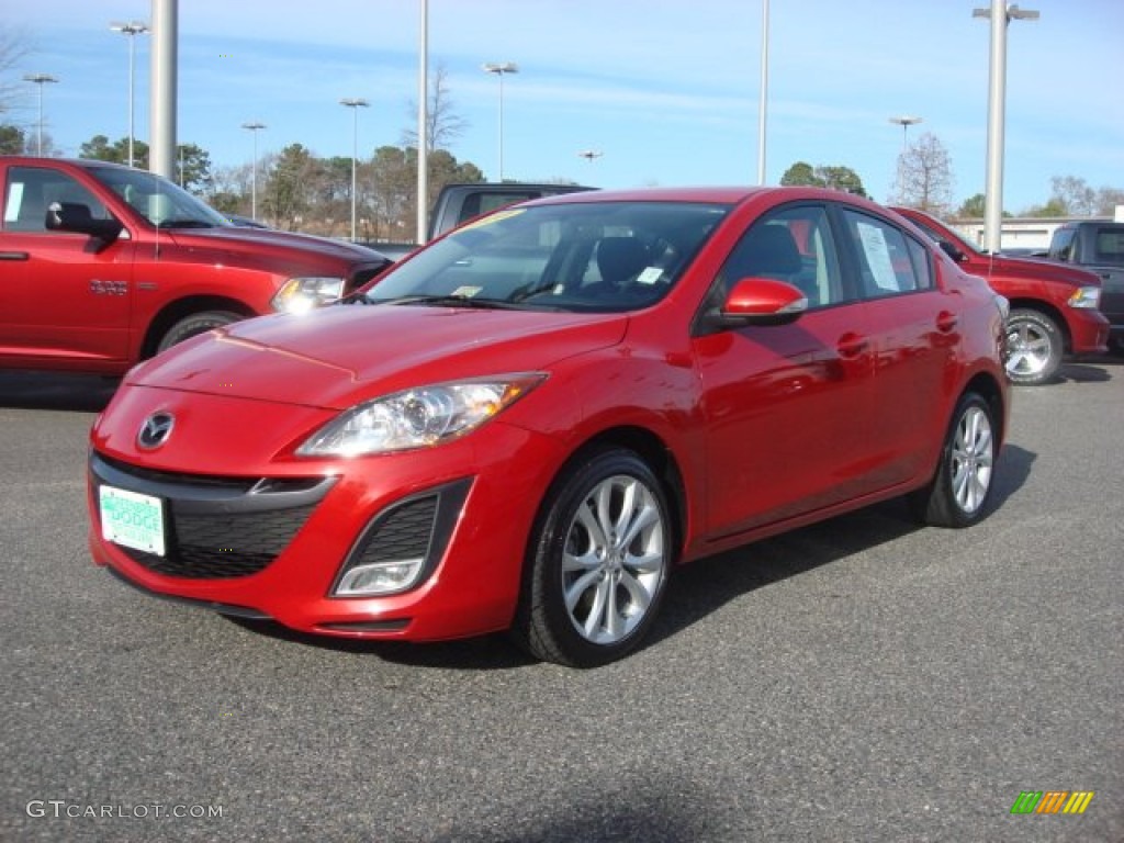 2010 MAZDA3 s Sport 4 Door - True Red / Black photo #10