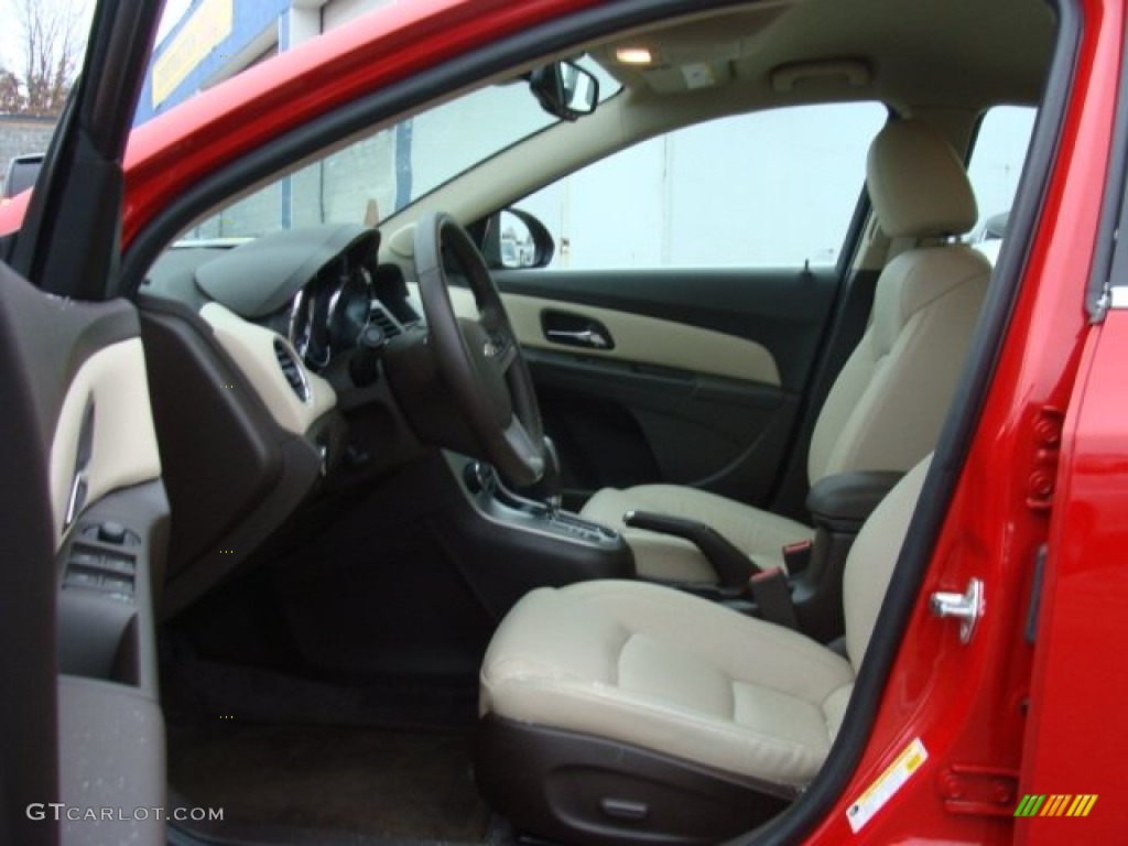2013 Cruze LTZ/RS - Victory Red / Cocoa/Light Neutral photo #7