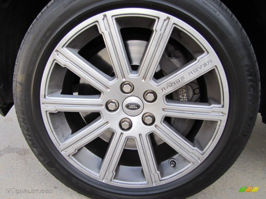 2010 Range Rover Supercharged - Bournville Brown Metallic / Sand/Jet Black photo #56