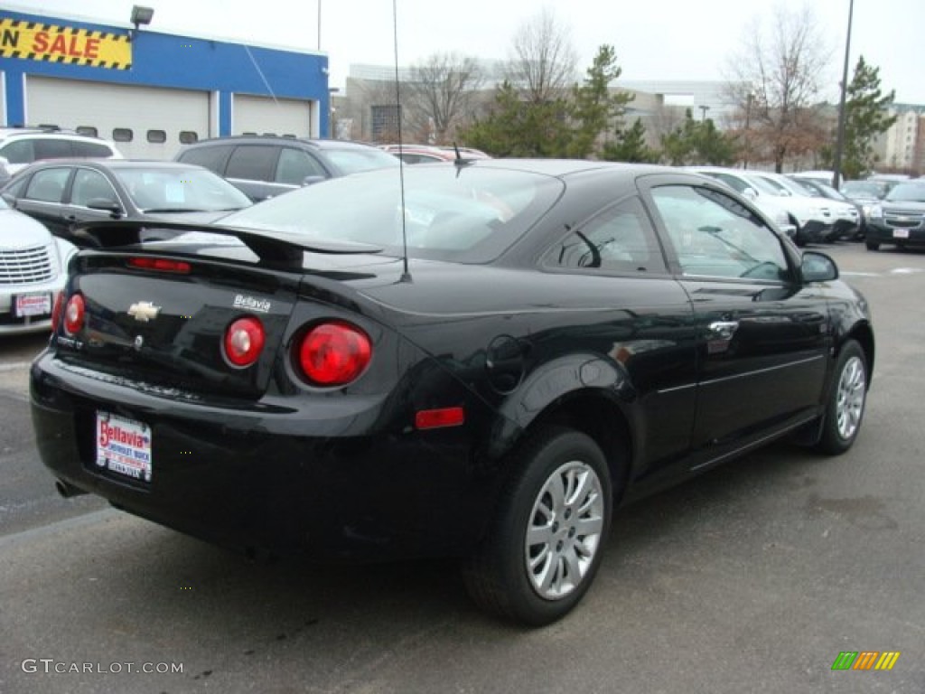 2009 Cobalt LT Coupe - Black / Gray photo #4