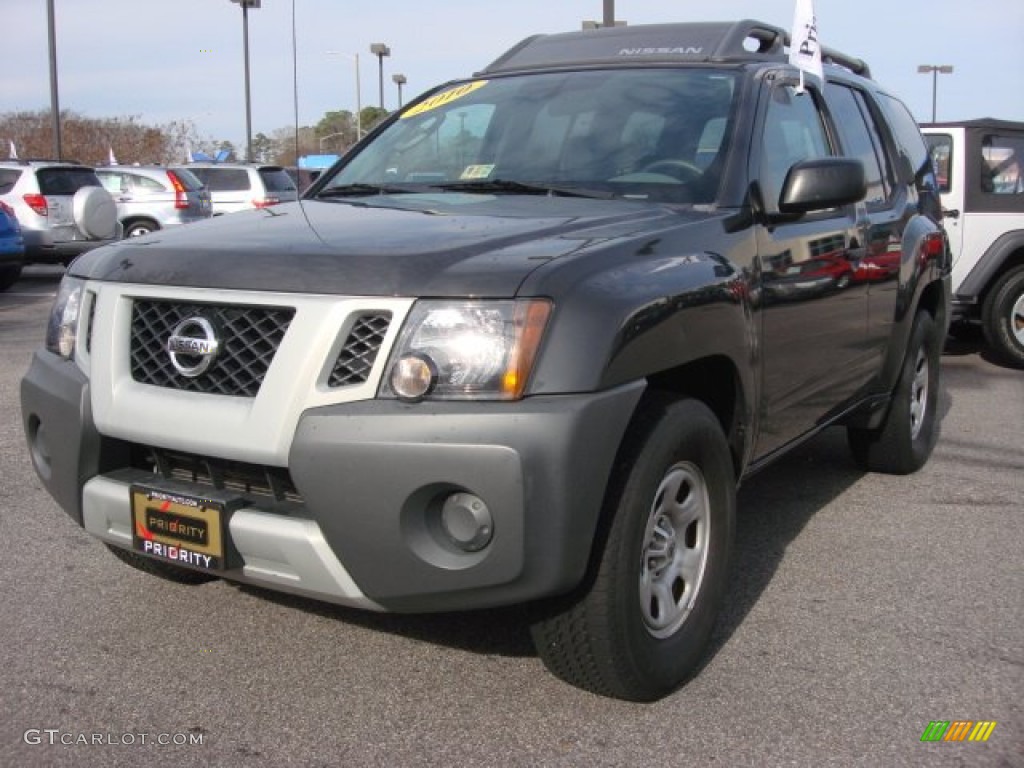 2010 Xterra X - Night Armor Metallic / Gray photo #1