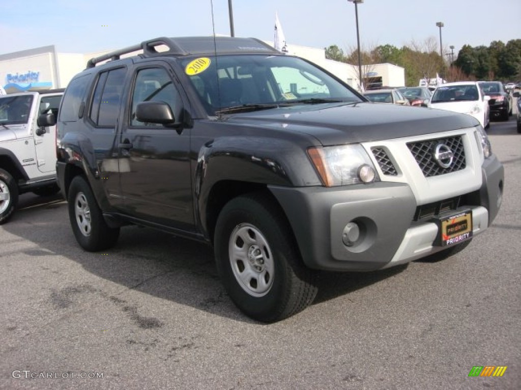 2010 Xterra X - Night Armor Metallic / Gray photo #8