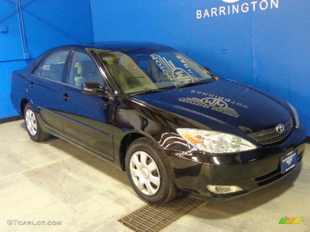 2004 Camry LE - Black / Stone photo #3
