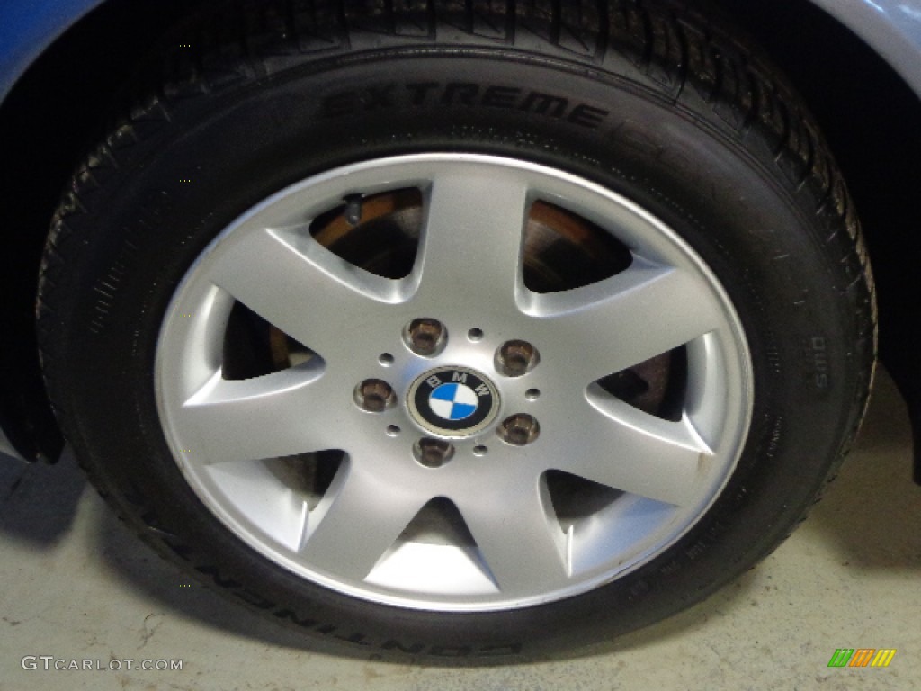 2001 3 Series 325xi Sedan - Steel Blue Metallic / Beige photo #8