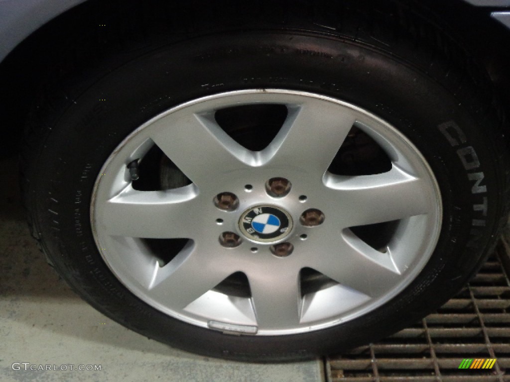 2001 3 Series 325xi Sedan - Steel Blue Metallic / Beige photo #9