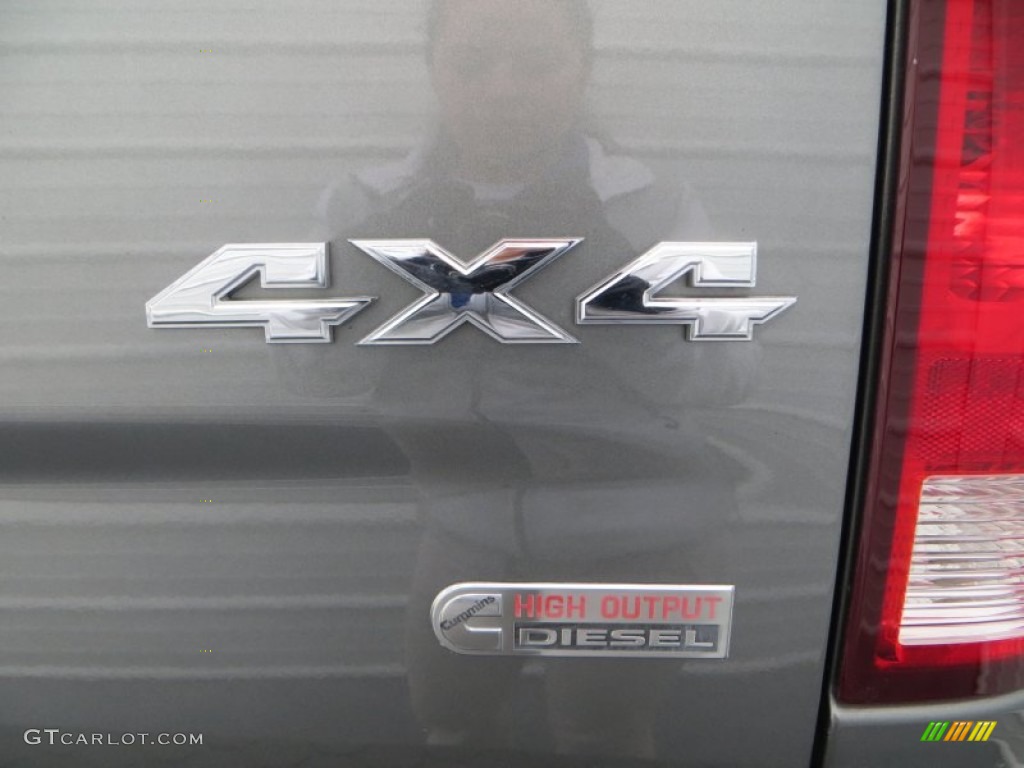 2012 Ram 3500 HD Laramie Longhorn Mega Cab 4x4 Dually - Mineral Gray Pearl / Light Pebble Beige/Bark Brown photo #20