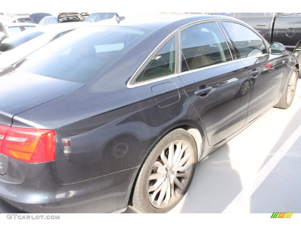 2012 Moonlight Blue Metallic Audi A6 3 0t Quattro Sedan