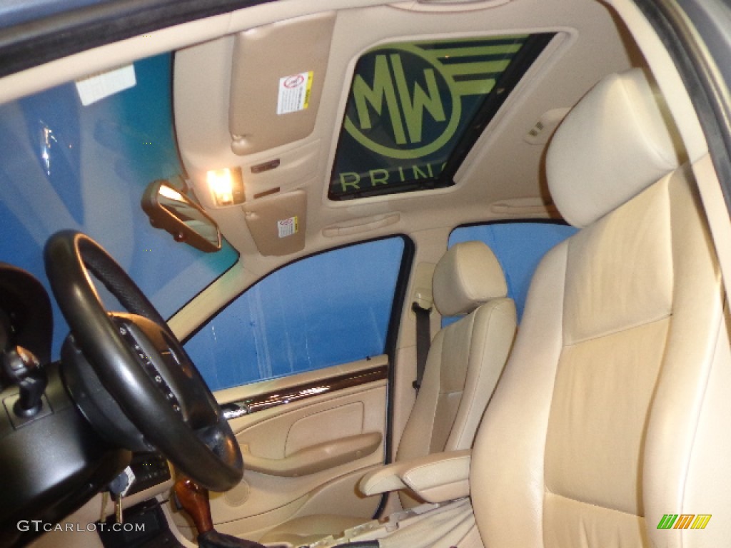 2001 3 Series 325xi Sedan - Steel Blue Metallic / Beige photo #21