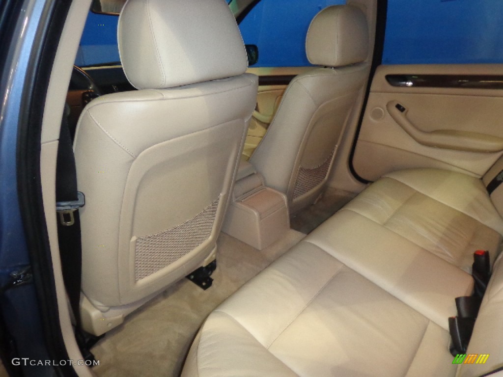 2001 3 Series 325xi Sedan - Steel Blue Metallic / Beige photo #23
