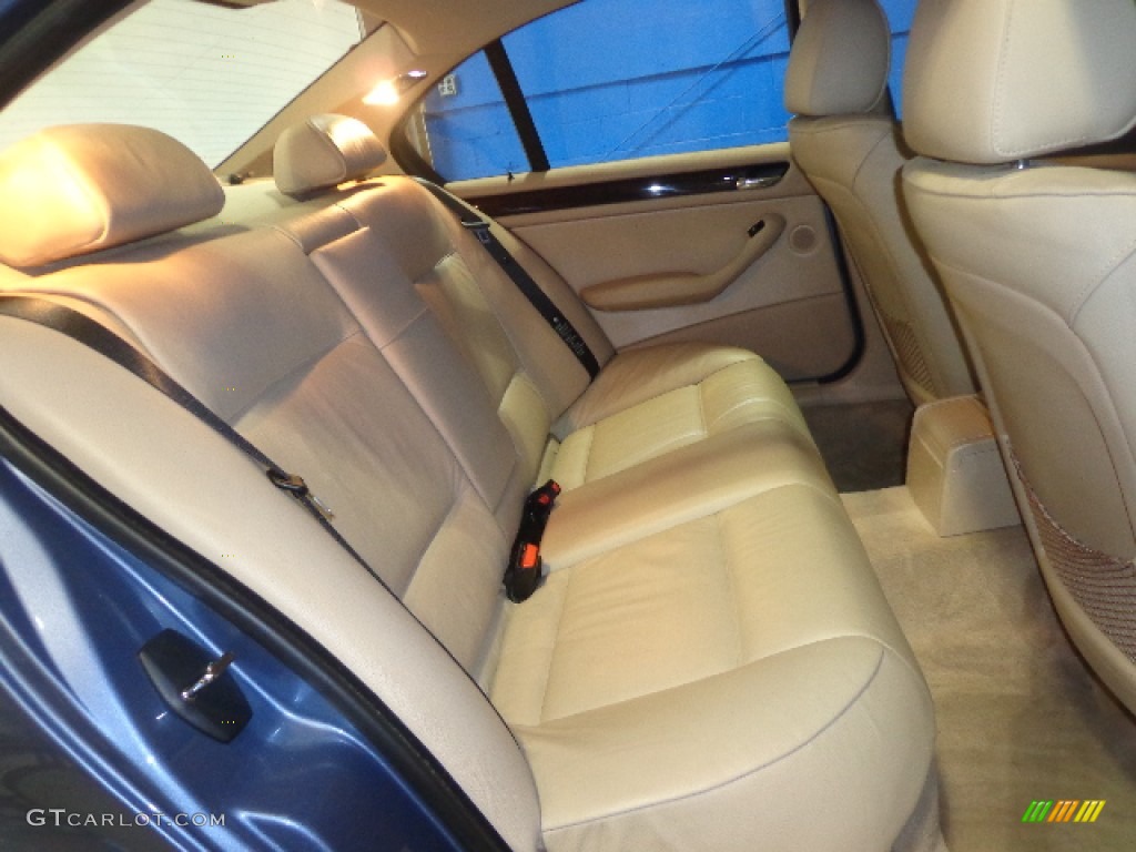 2001 3 Series 325xi Sedan - Steel Blue Metallic / Beige photo #28