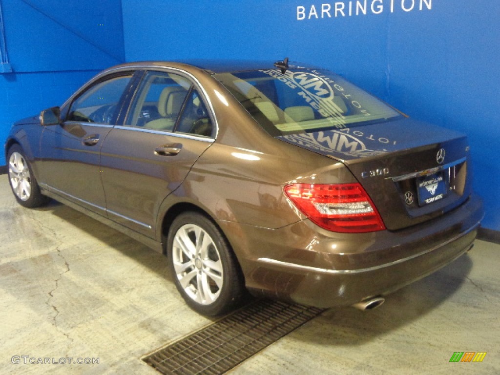 2013 C 300 4Matic Luxury - Dolomite Brown Metallic / Almond Beige photo #7