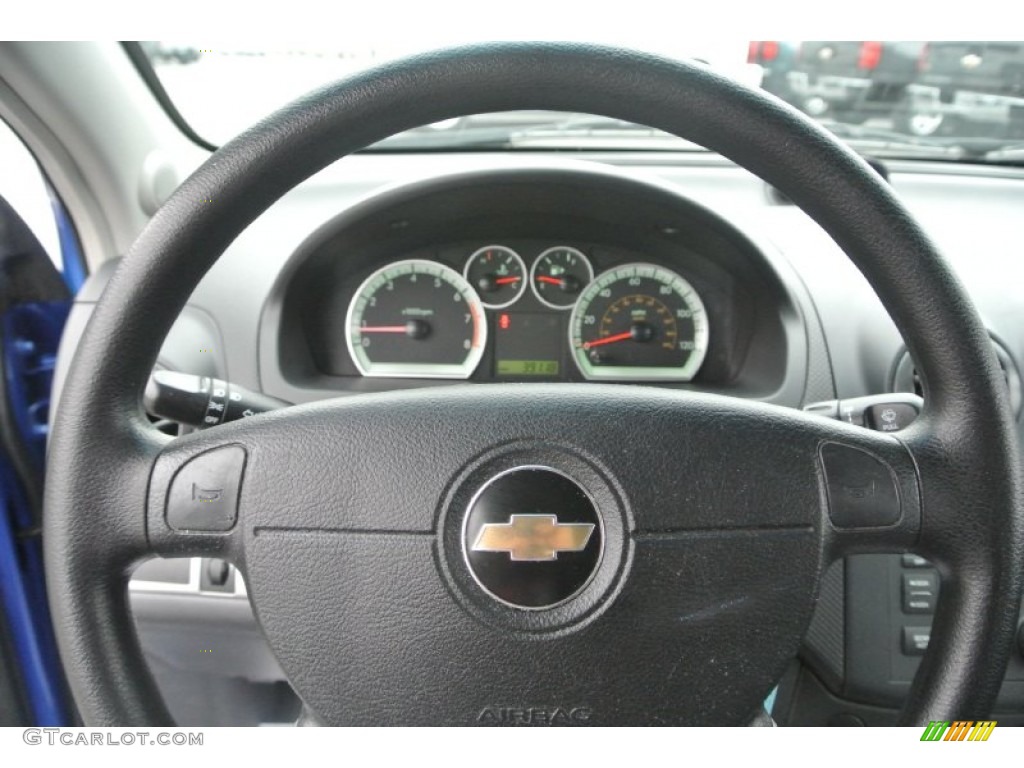 2009 Aveo LT Sedan - Bright Blue / Charcoal photo #15