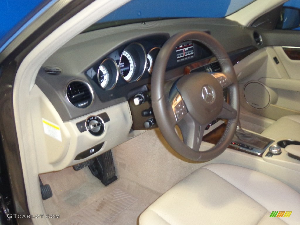 2013 C 300 4Matic Luxury - Dolomite Brown Metallic / Almond Beige photo #13