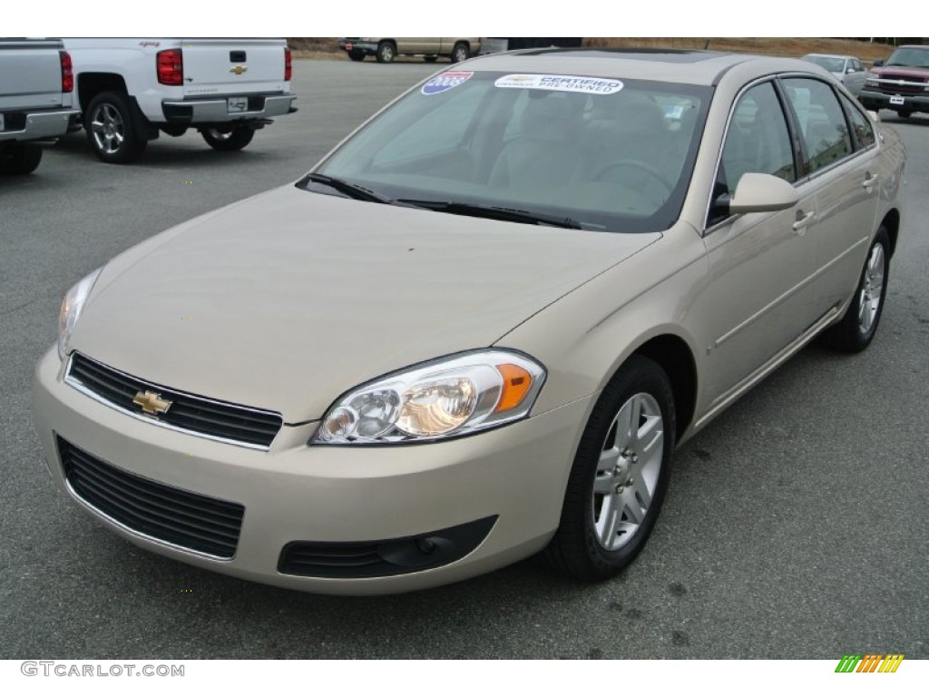 Gold Mist Metallic 2008 Chevrolet Impala LT Exterior Photo #89373295