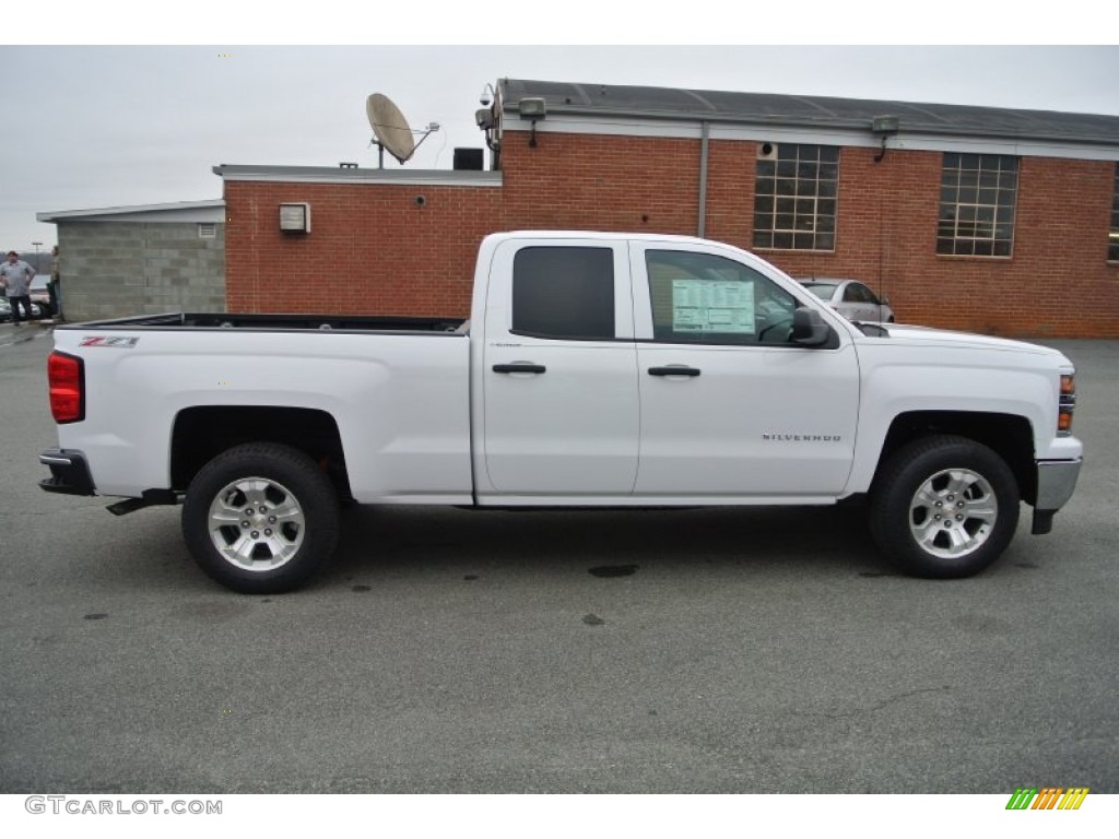 2014 Silverado 1500 LTZ Z71 Double Cab 4x4 - Summit White / Jet Black photo #6