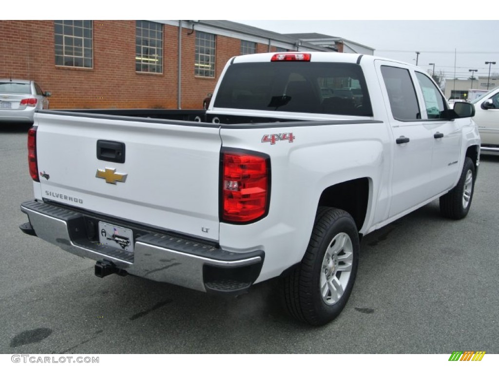 2014 Silverado 1500 LT Crew Cab 4x4 - Summit White / Jet Black photo #5