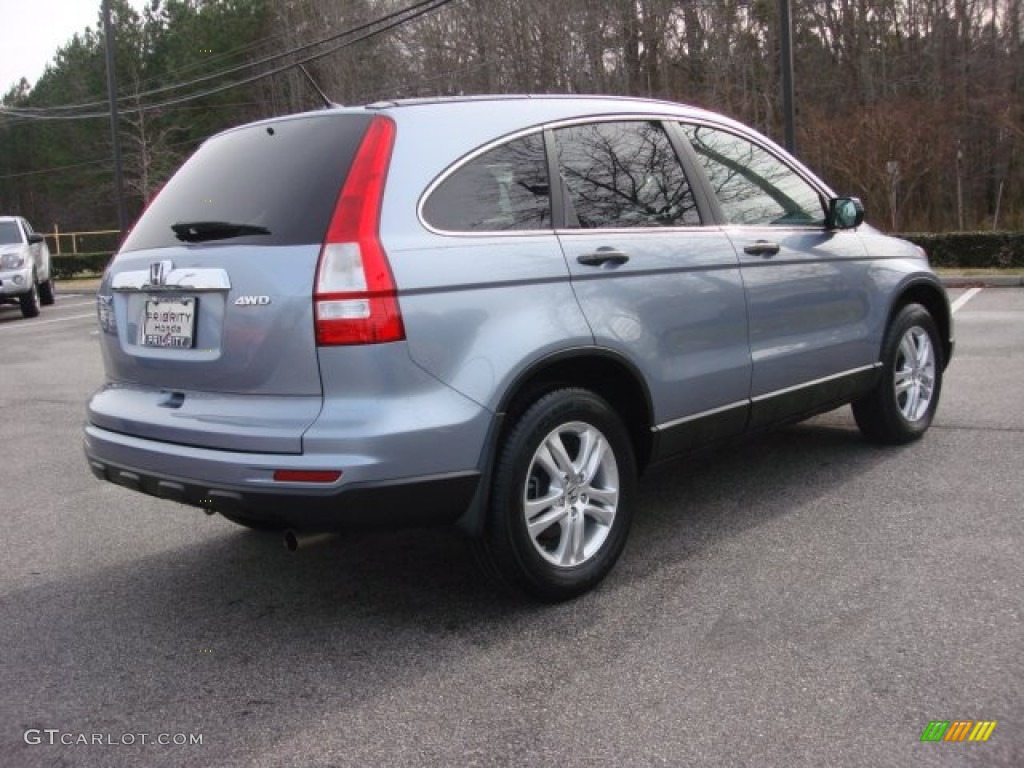 2011 CR-V EX 4WD - Glacier Blue Metallic / Gray photo #7