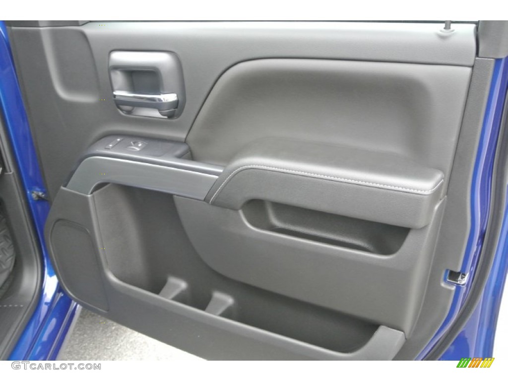 2014 Silverado 1500 LT Double Cab 4x4 - Blue Topaz Metallic / Jet Black photo #18