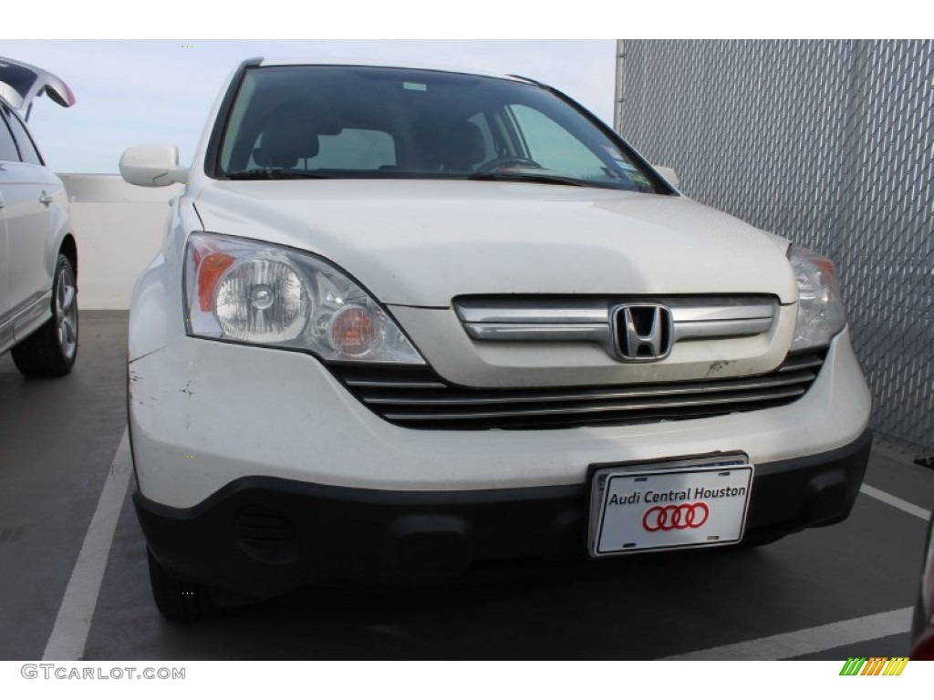 2007 CR-V EX-L 4WD - Taffeta White / Gray photo #2