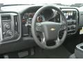 Jet Black Steering Wheel Photo for 2014 Chevrolet Silverado 1500 #89375290