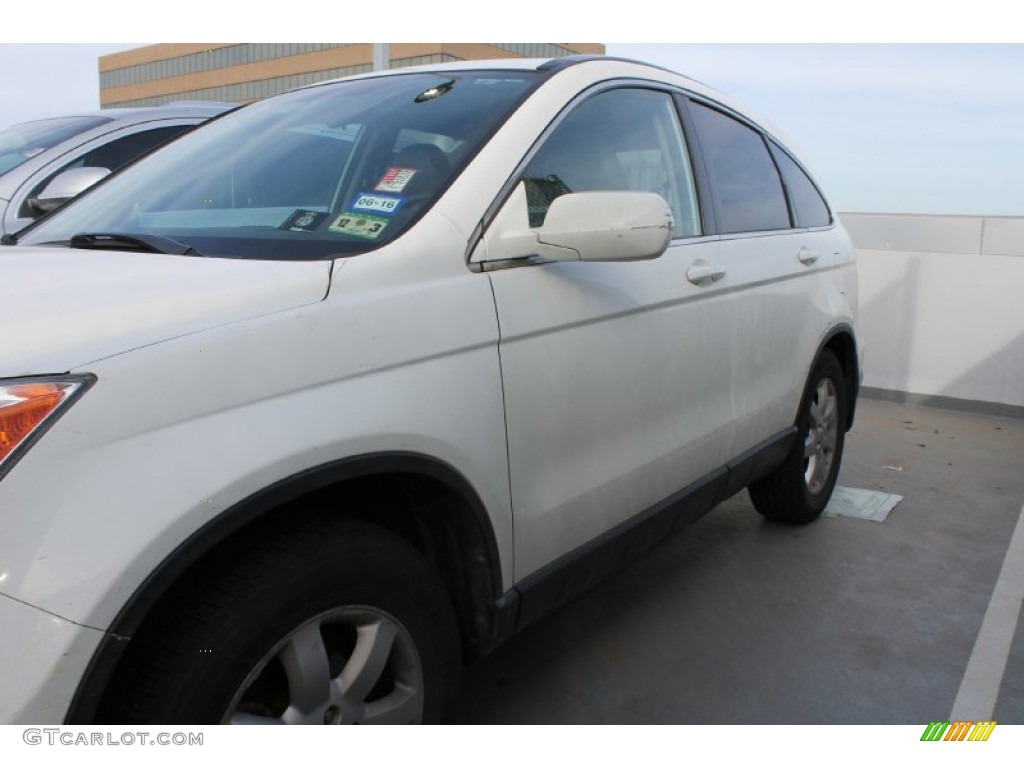 2007 CR-V EX-L 4WD - Taffeta White / Gray photo #4