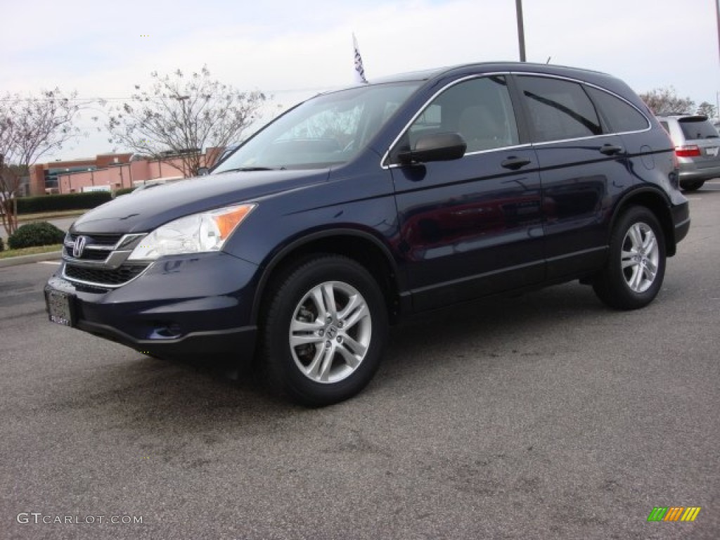 2011 CR-V EX 4WD - Royal Blue Pearl / Gray photo #2