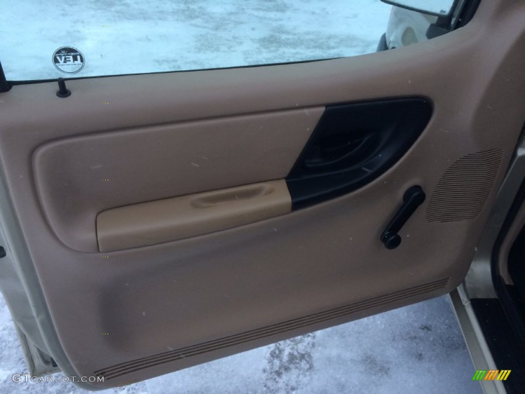 2002 Ranger XL Regular Cab - Harvest Gold Metallic / Medium Prairie Tan photo #6
