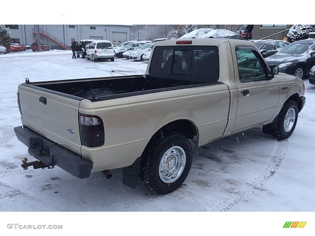 Harvest Gold Metallic 2002 Ford Ranger XL Regular Cab Exterior Photo #89377507