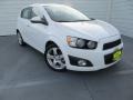 Summit White 2012 Chevrolet Sonic LTZ Hatch