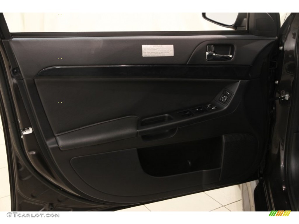 2013 Lancer Evolution MR - Phantom Black / Black photo #4